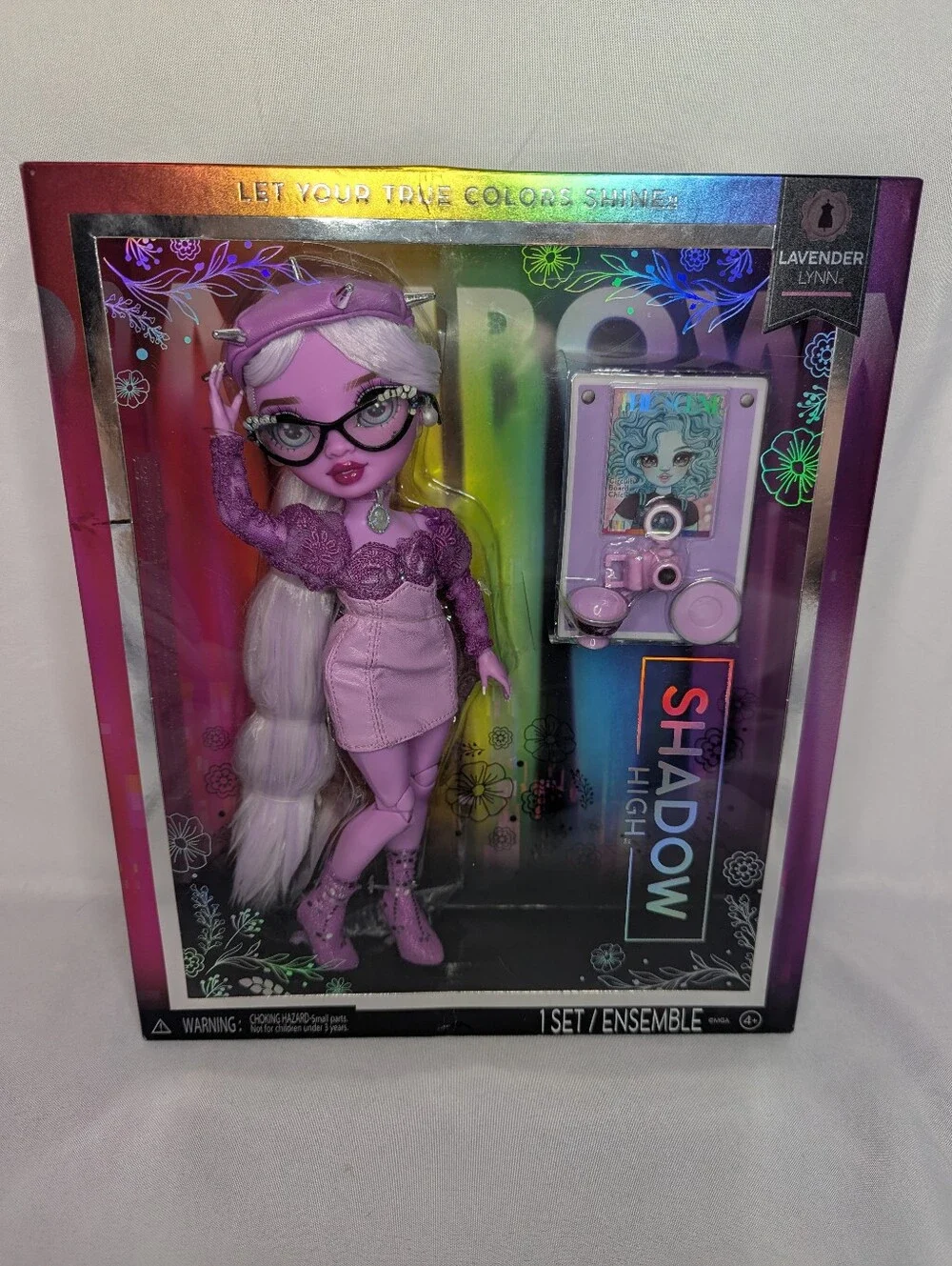 Rainbow High Shadow High Lavender Lynn Doll - Look At Pictures